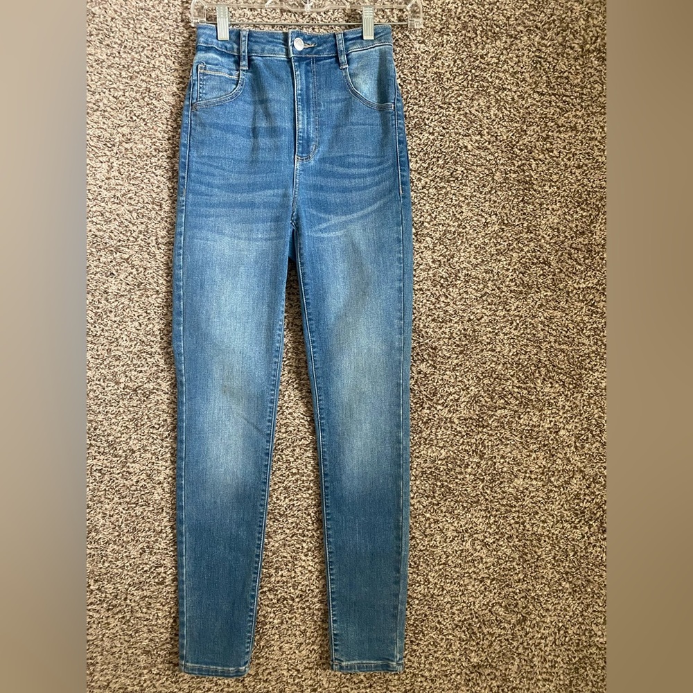 Garage ultra high waisted jeans size 1